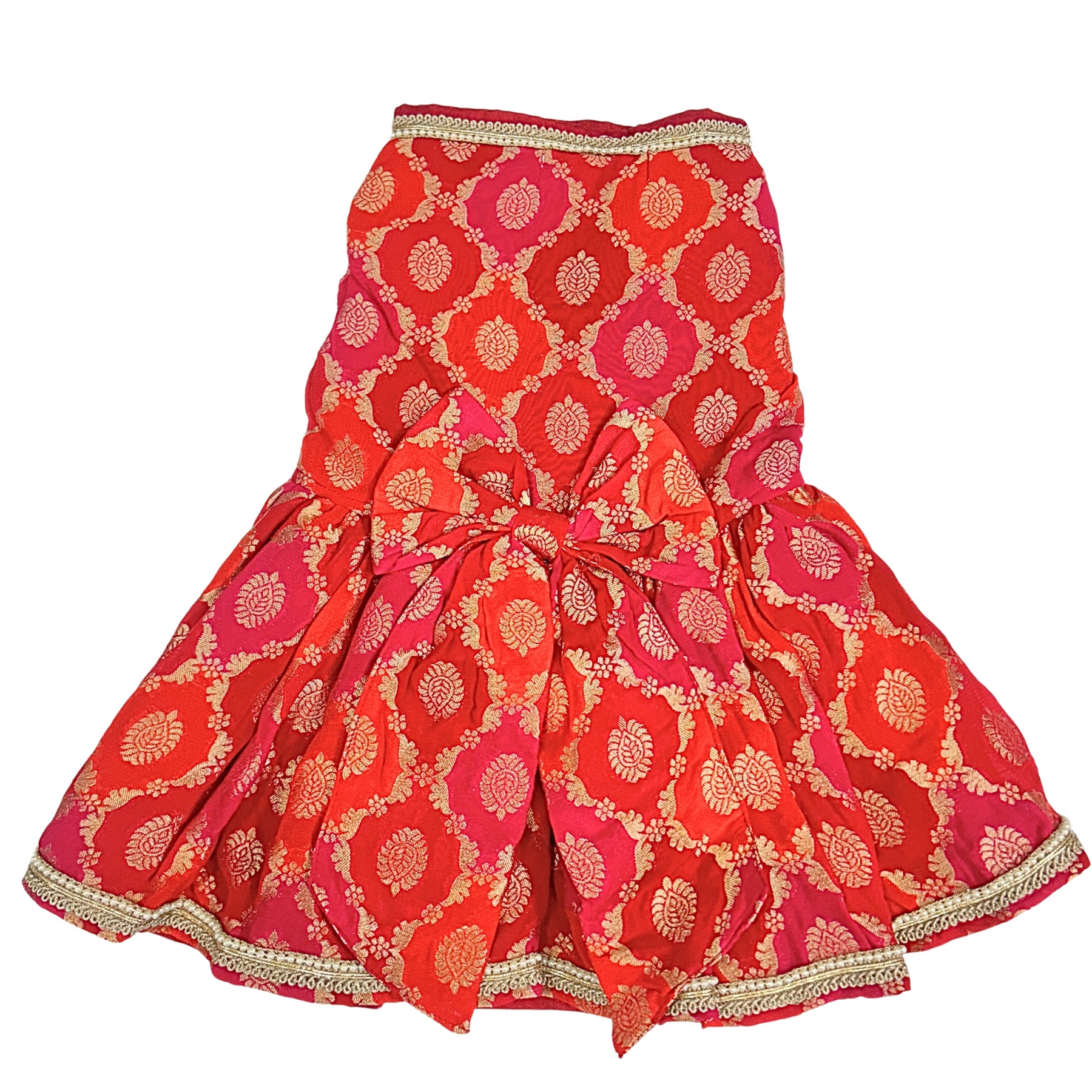 TWO TONE BROCADE ANARKALI FOR DOGS AND CATS