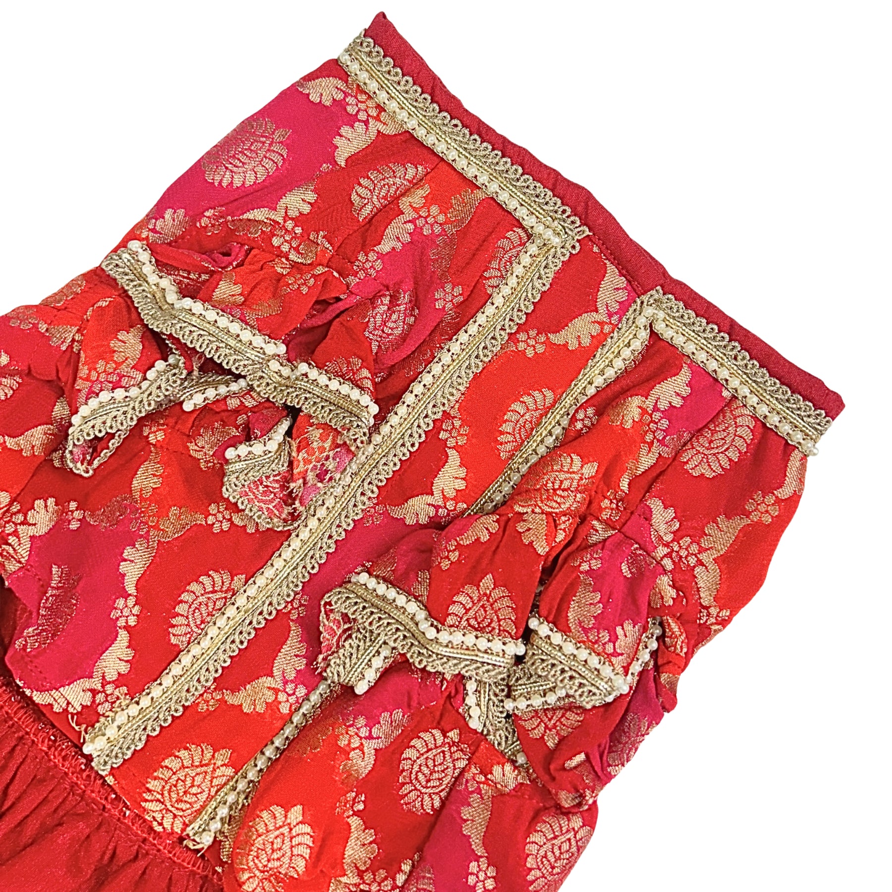 TWO TONE BROCADE ANARKALI FOR DOGS AND CATS