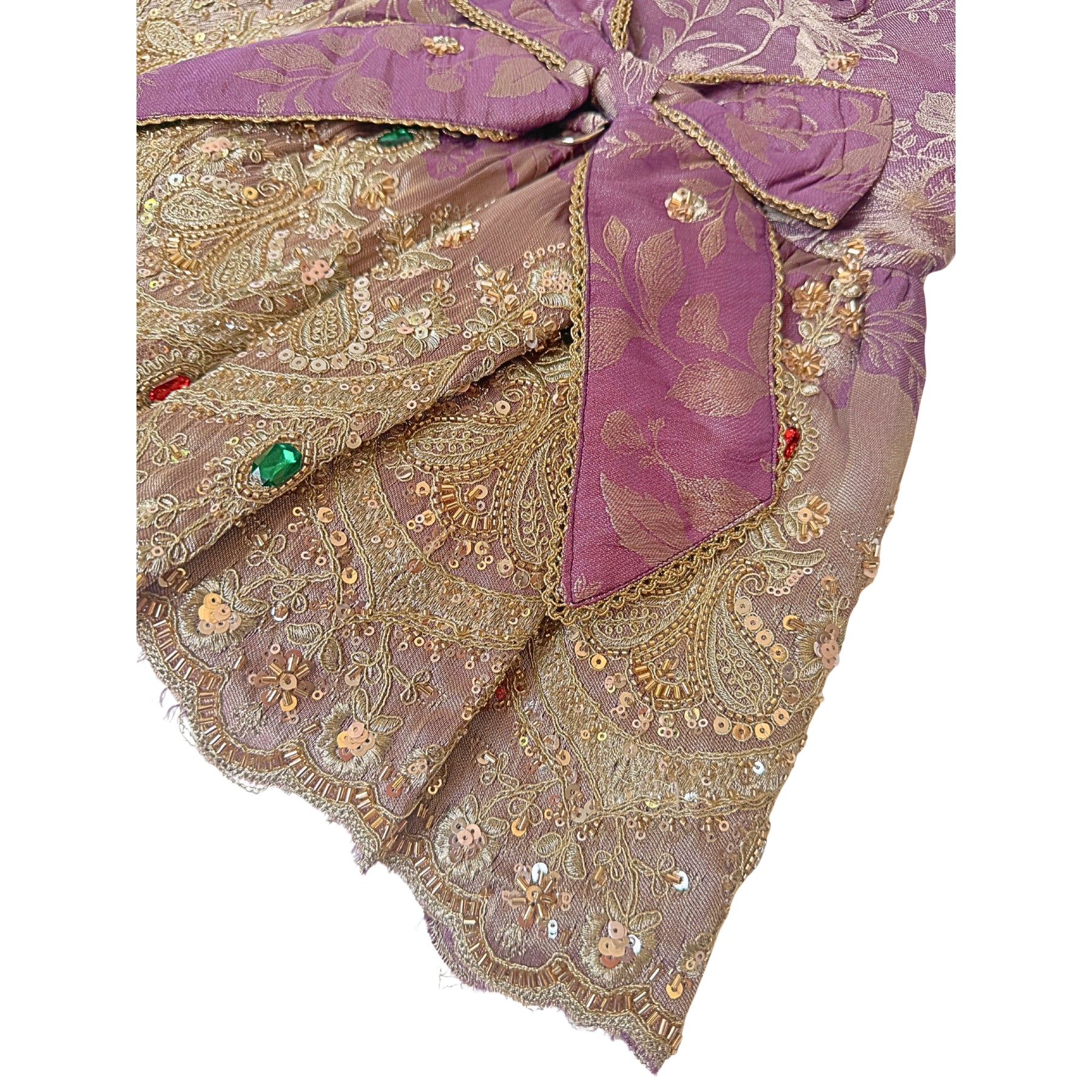 LAVENDER HEER JEWEL EMBROIDERED TUTU DRESS FOR DOGS AND CATS