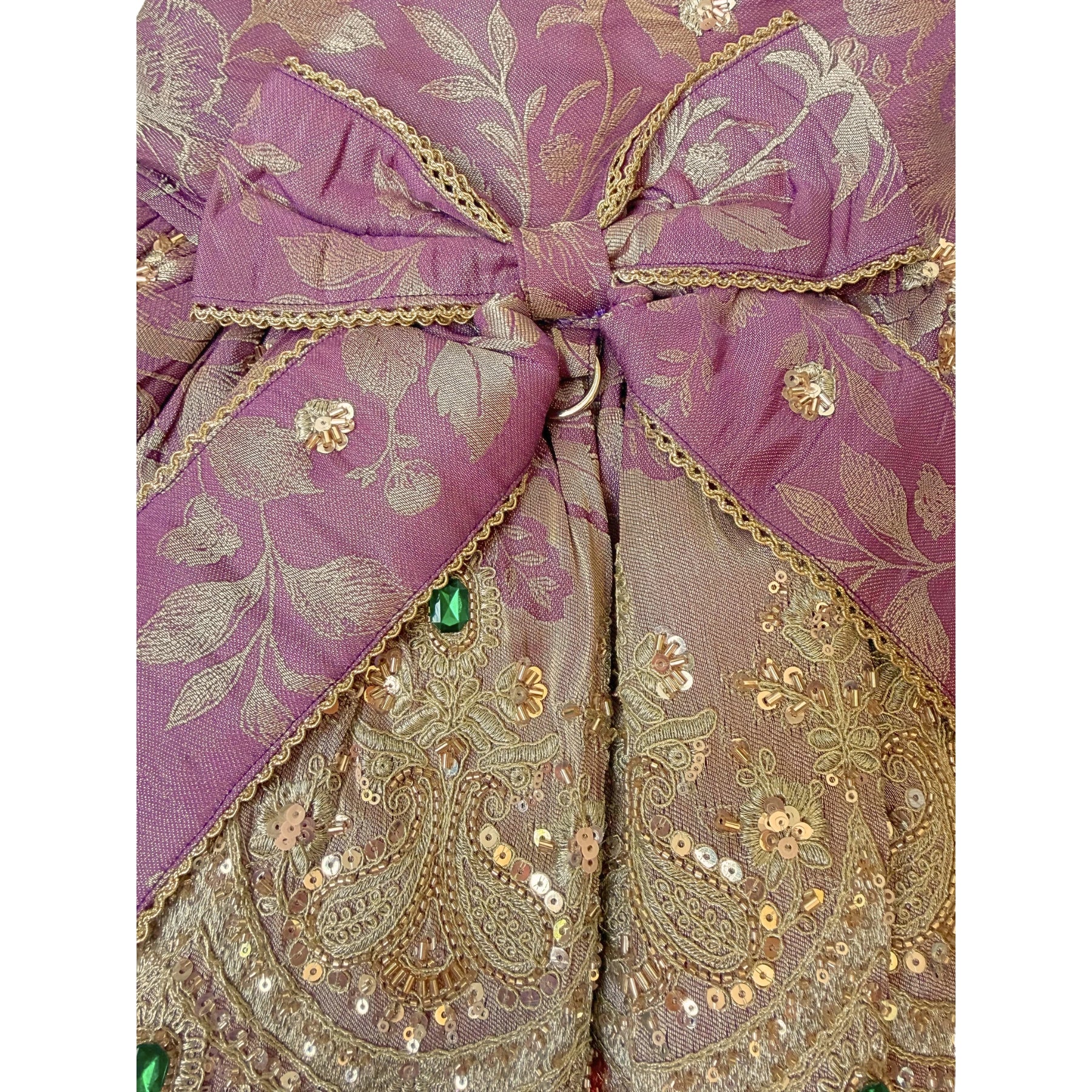 LAVENDER HEER JEWEL EMBROIDERED TUTU DRESS FOR DOGS AND CATS