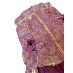 LAVENDER HEER JEWEL EMBROIDERED TUTU DRESS FOR DOGS AND CATS