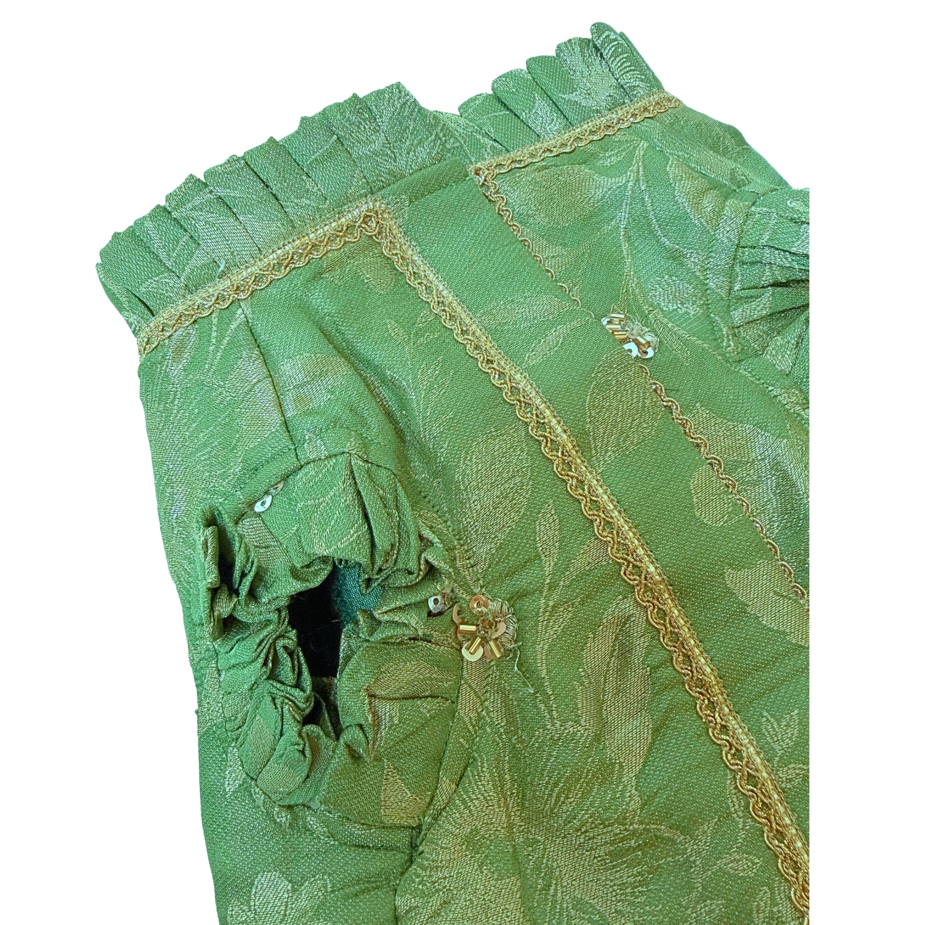GREEN HEER JEWEL EMBROIDERED TUTU DRESS FOR DOGS AND CATS