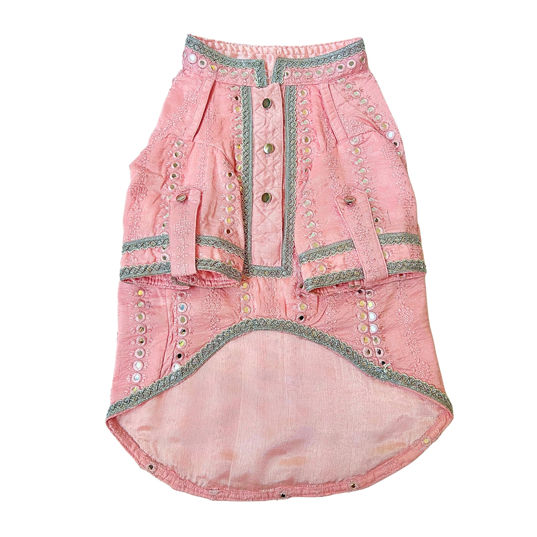 PINK MEHEFIL KURTA FOR DOGS AND CATS