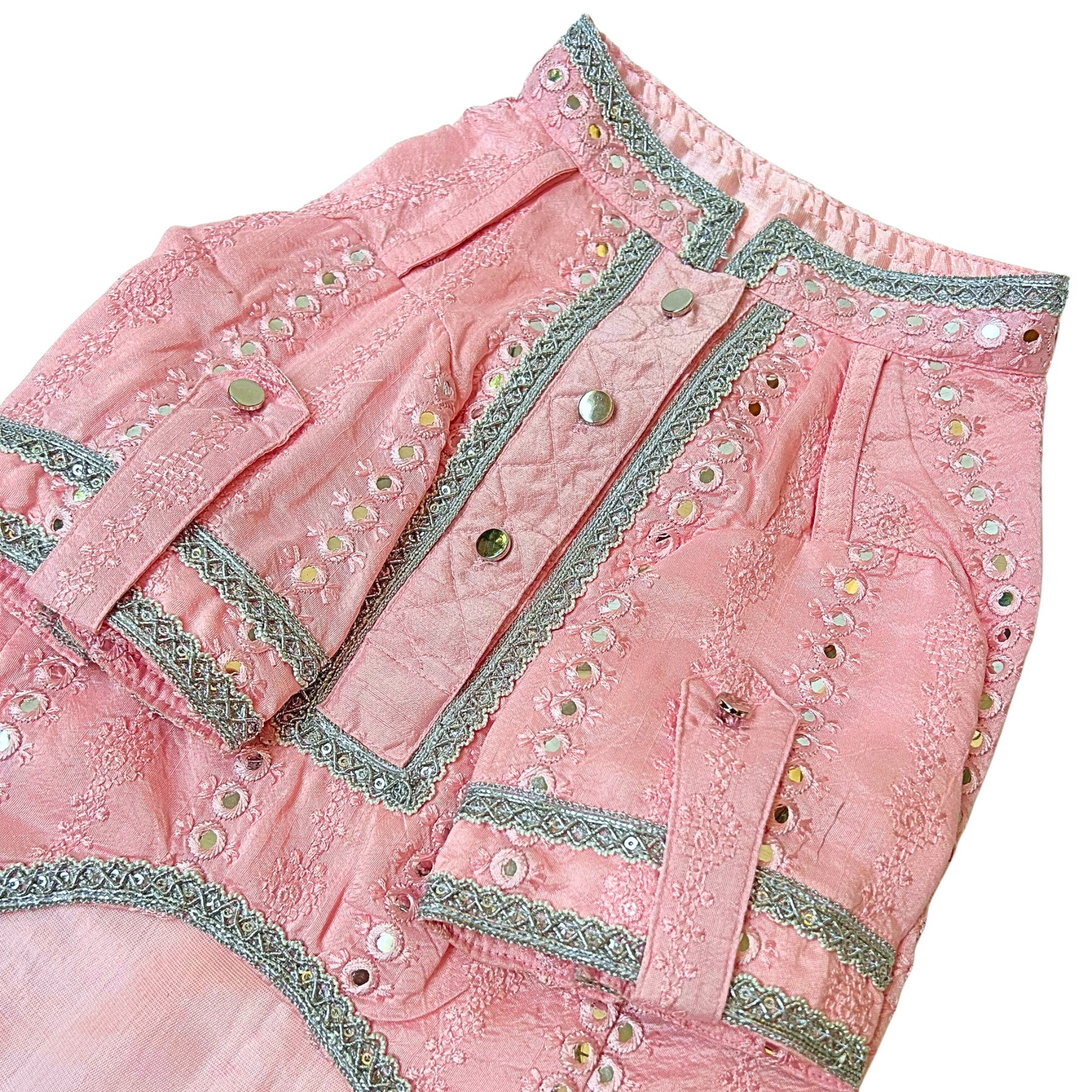 PINK MEHEFIL KURTA FOR DOGS AND CATS