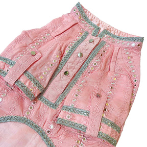 PINK MEHEFIL KURTA FOR DOGS AND CATS