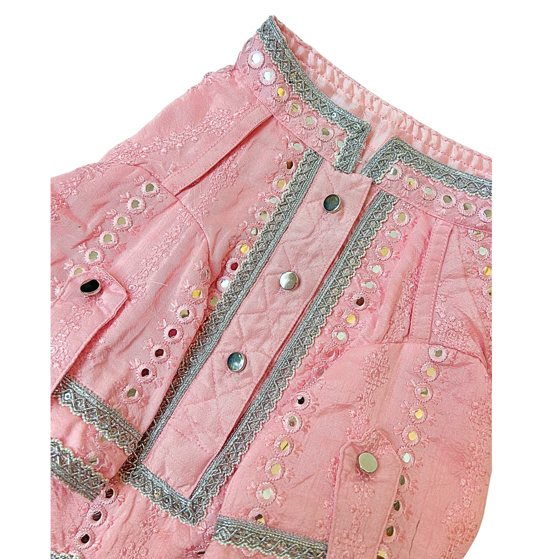 PINK MEHEFIL KURTA FOR DOGS AND CATS