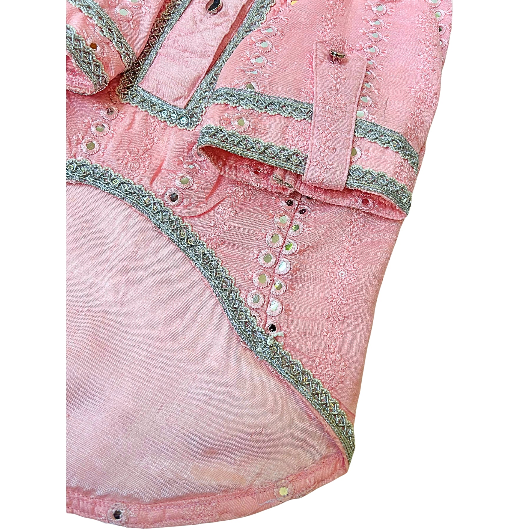 PINK MEHEFIL KURTA FOR DOGS AND CATS