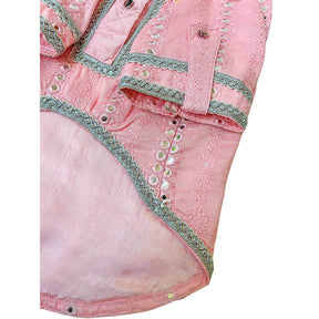 PINK MEHEFIL KURTA FOR DOGS AND CATS