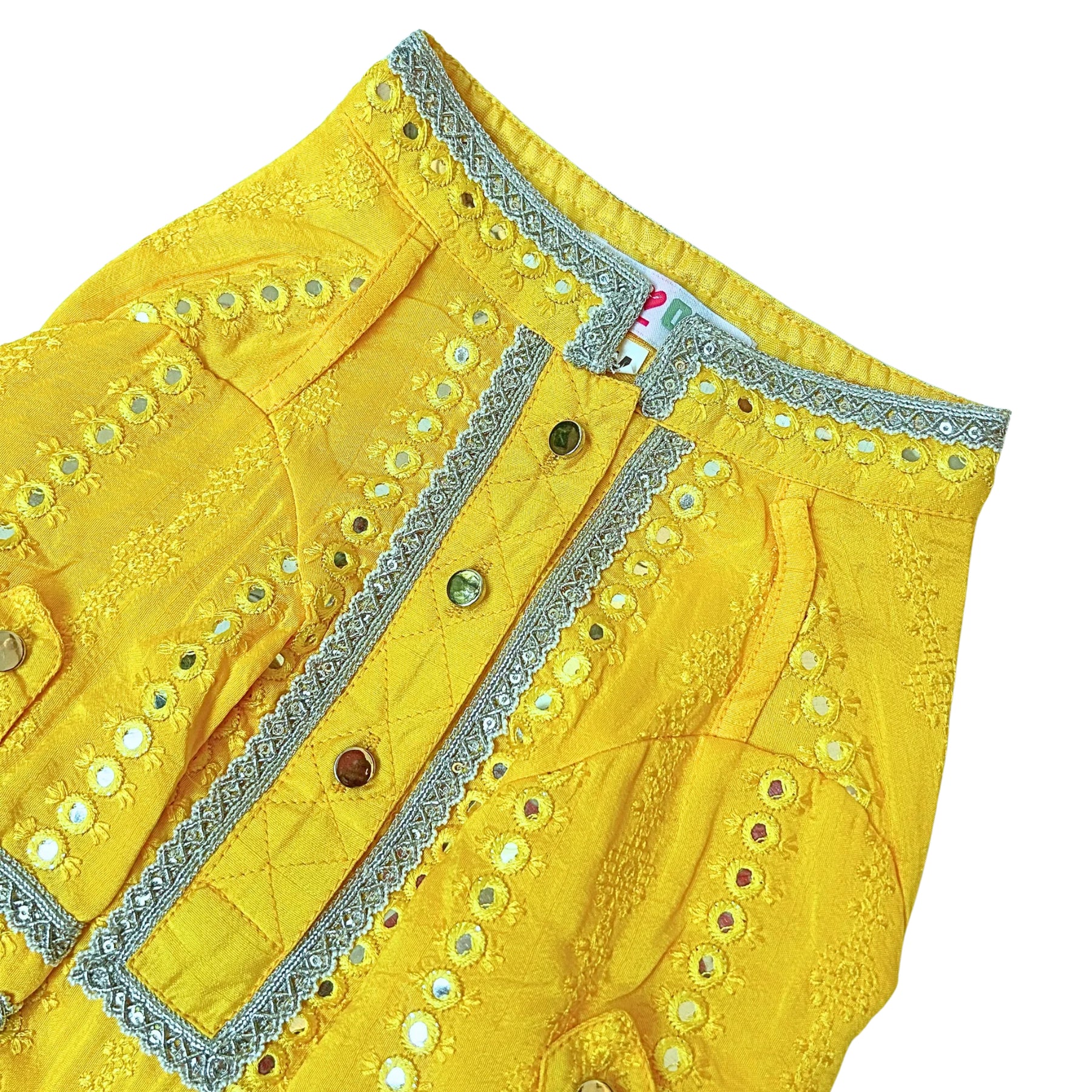 YELLOW MEHEFIL KURTA FOR DOGS AND CATS