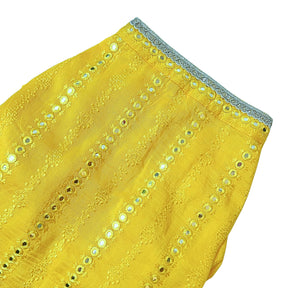 YELLOW MEHEFIL KURTA FOR DOGS AND CATS