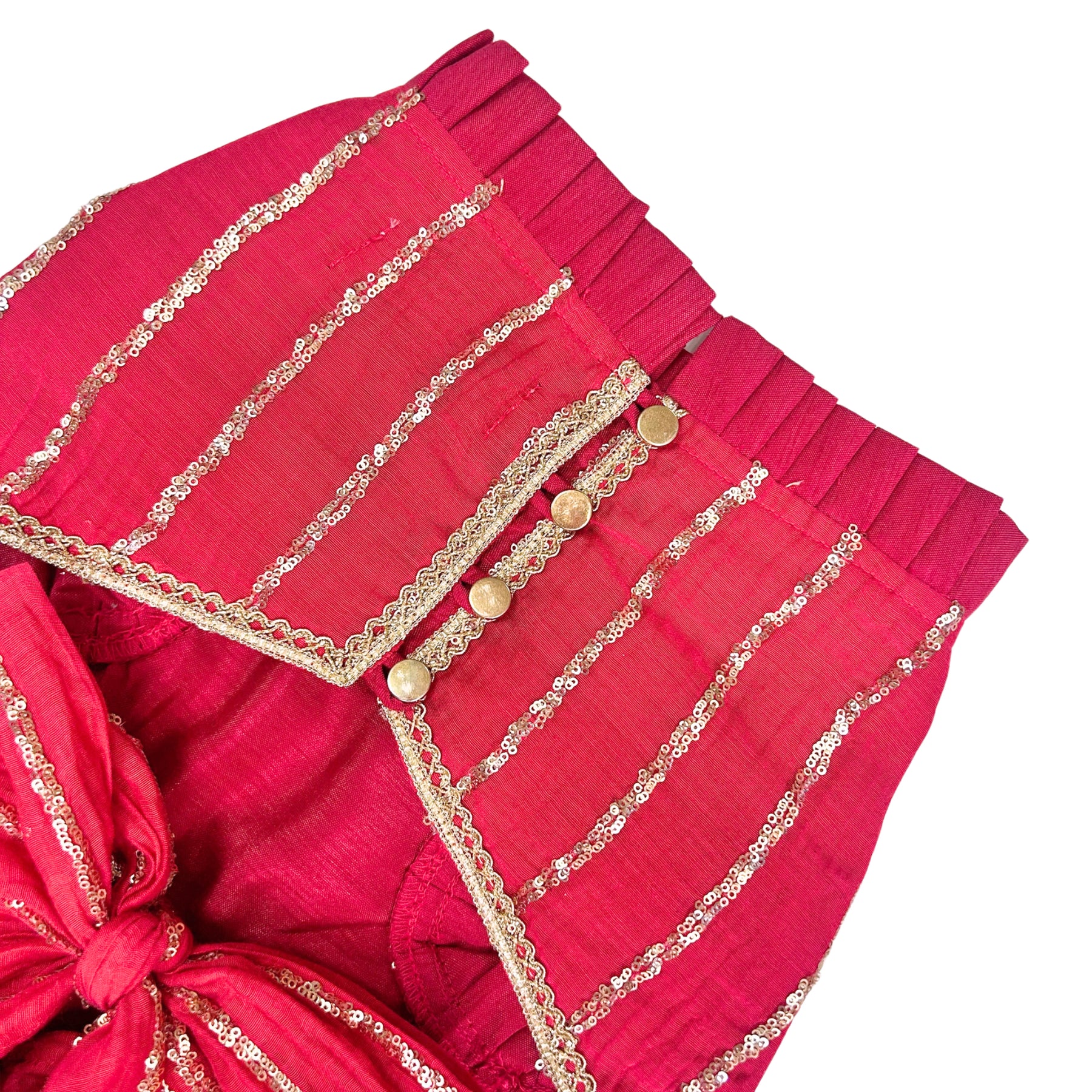 PINK DILNOOR BOW LEHENGA  FOR DOGS AND CATS