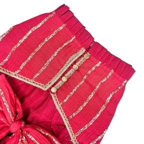 PINK DILNOOR BOW LEHENGA  FOR DOGS AND CATS