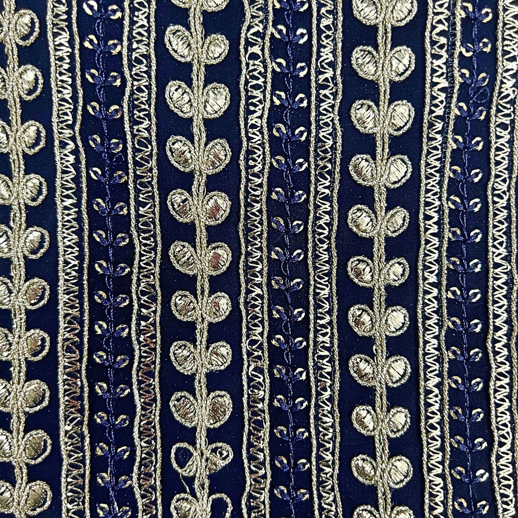 NAVY BLUE LEAF DOG KURTA