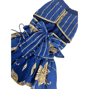 NAVY BLUE DILNOOR LEHENGA FOR DOGS AND CATS