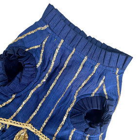 NAVY BLUE DILNOOR LEHENGA FOR DOGS AND CATS