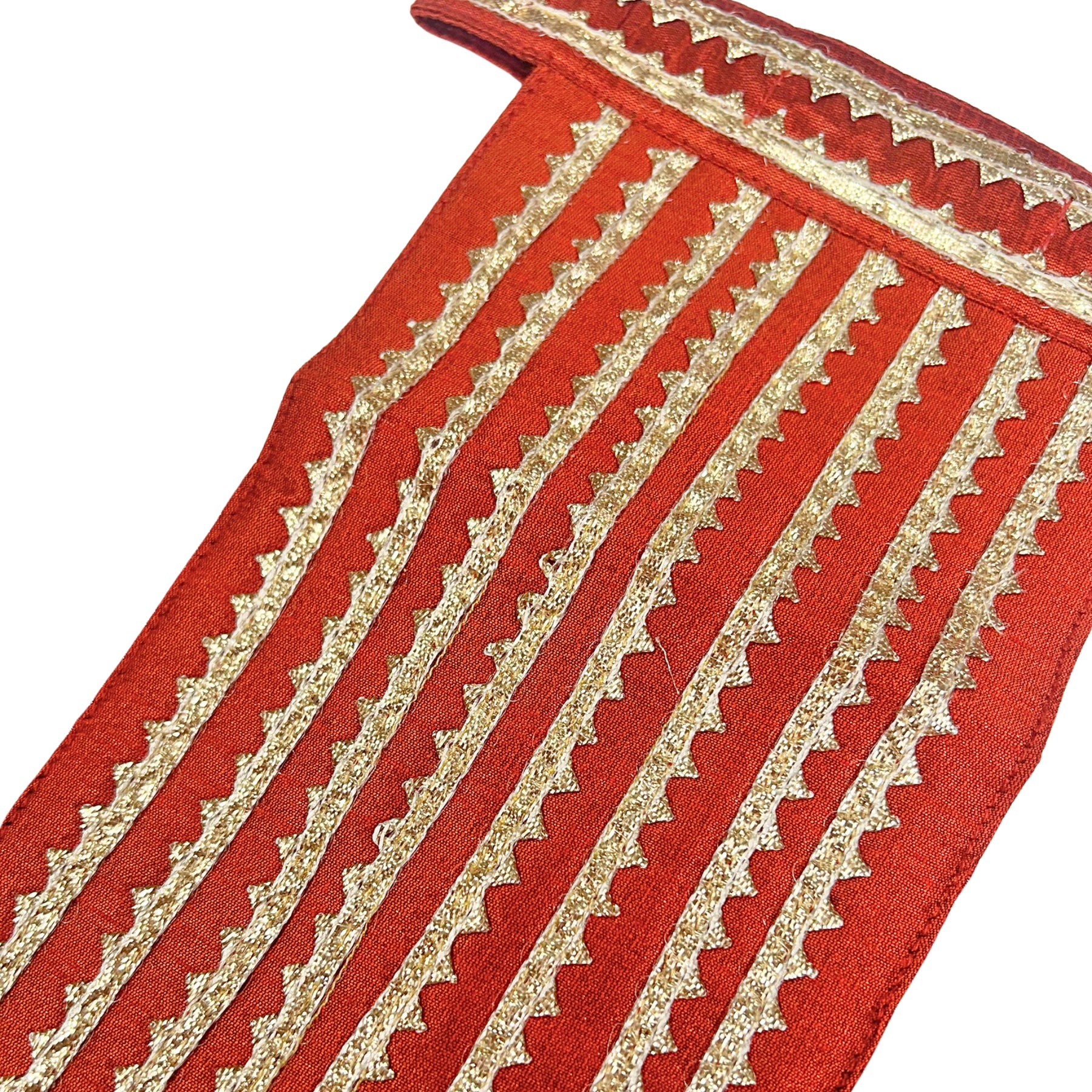 RED FLORAL TISSUE  LEHENGA FOR DOGS AND CATS