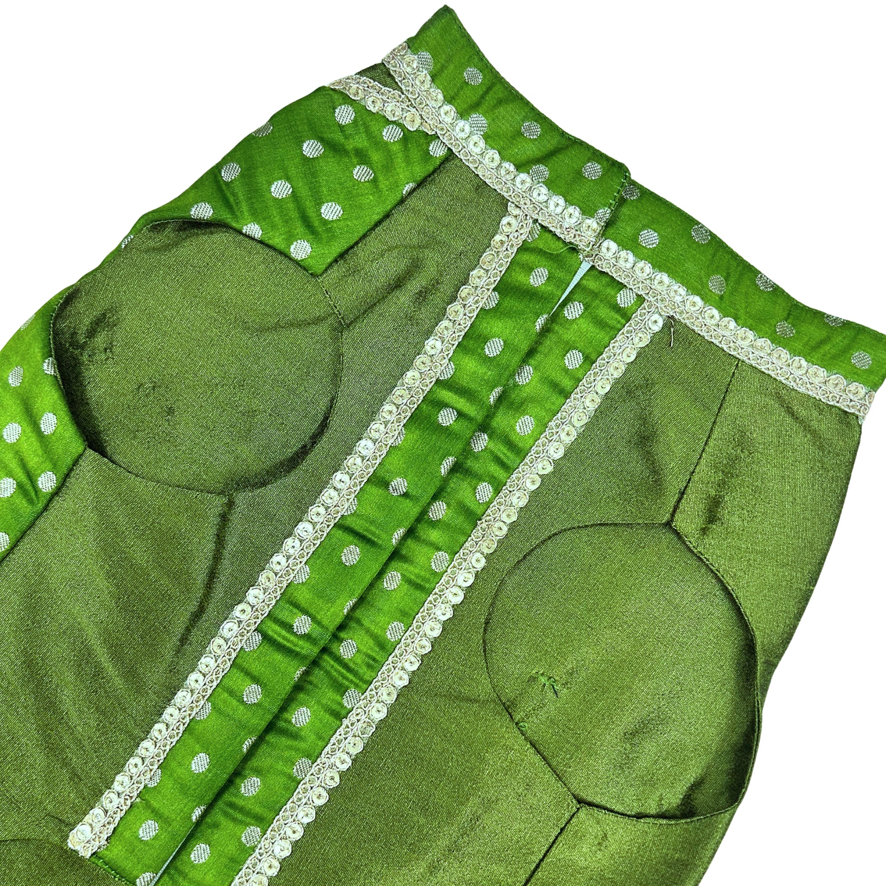 MEHENDI GREEN BINDI BROCADE SHERWANI FOR DOGS AND CATS