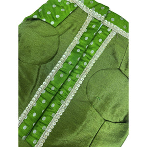 MEHENDI GREEN BINDI BROCADE SHERWANI FOR DOGS AND CATS