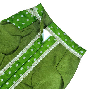 MEHENDI GREEN BINDI BROCADE SHERWANI FOR DOGS AND CATS
