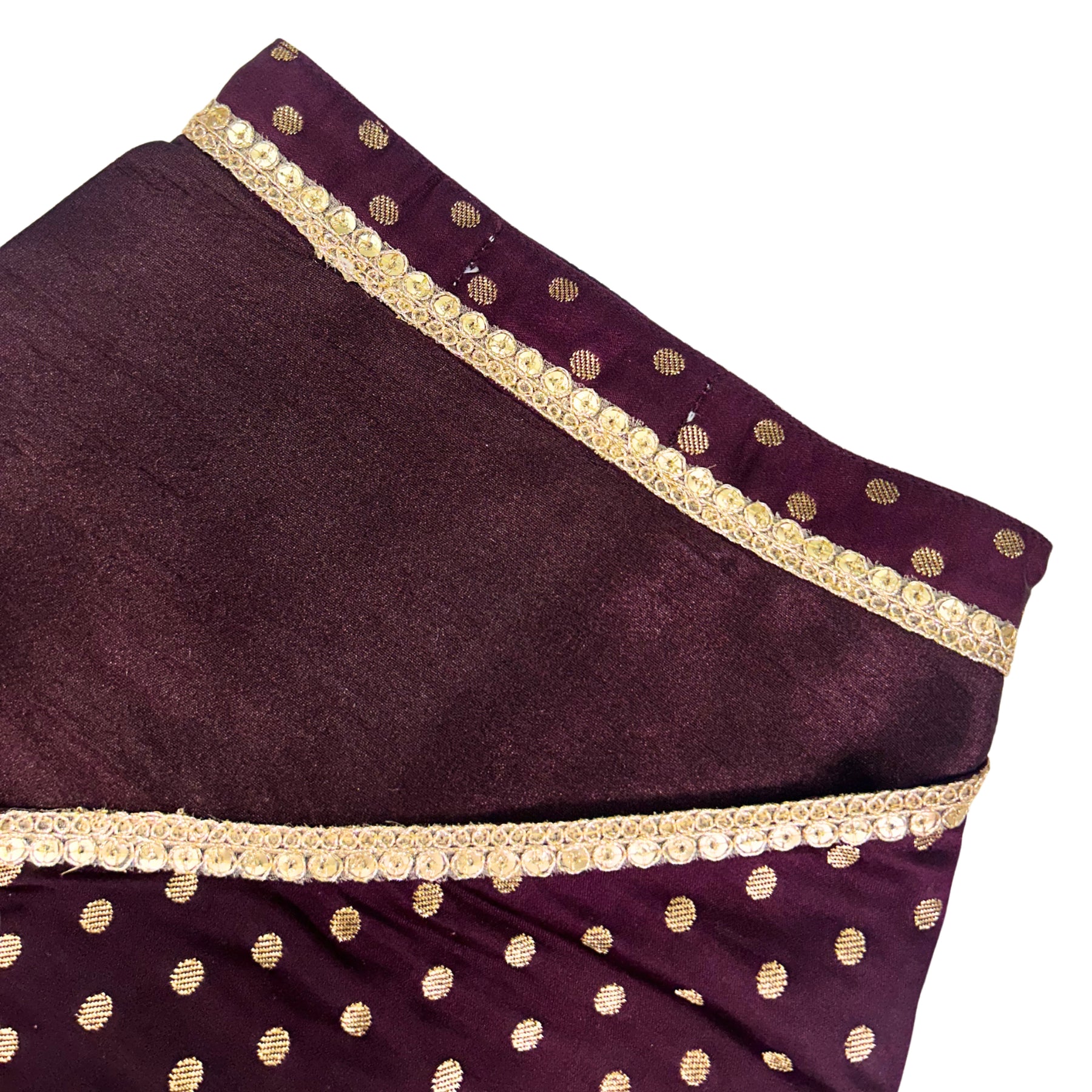 DEEP MAROON BINDI BROCADE SHERWANI FOR DOGS AND CATS