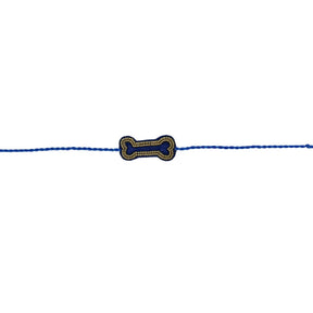 BLUE GOLD BONE RAKHI FOR DOGS AND CATS