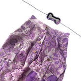 LAVENDER BLOOM DOG KURTA+PURPLE PEARL RAKHI FOR DOGS AND CATS