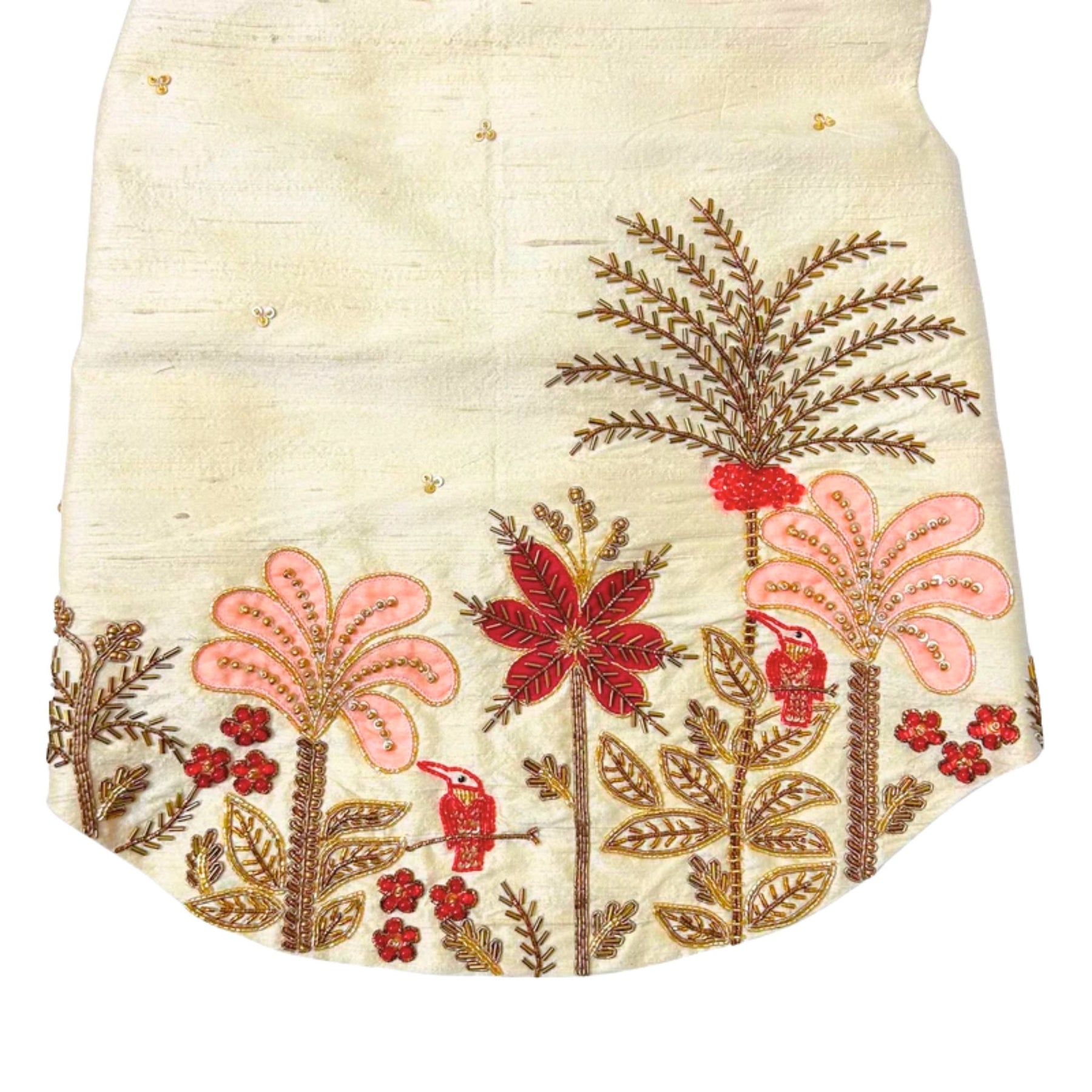 IVORY PALM HAND EMBROIDERED SHERWANI FOR DOGS AND CATS