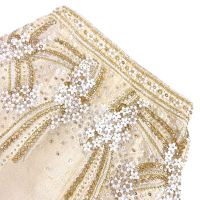 GOLD JEWELLED HAND EMBROIDERED DOG SHERWANI