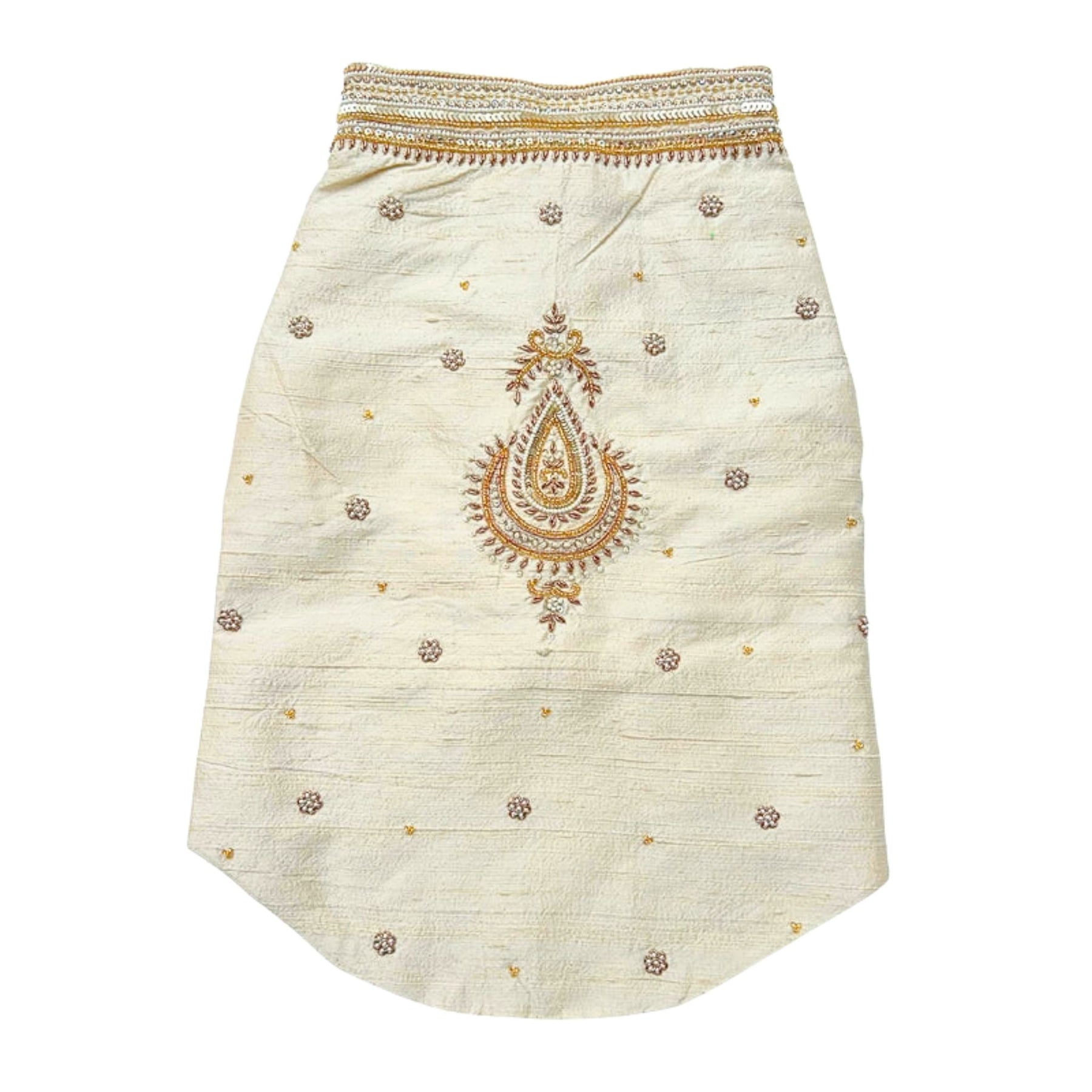 OFF-WHITE NOOR HAND EMBROIDERED SHERWANI FOR DOGS AND CATS