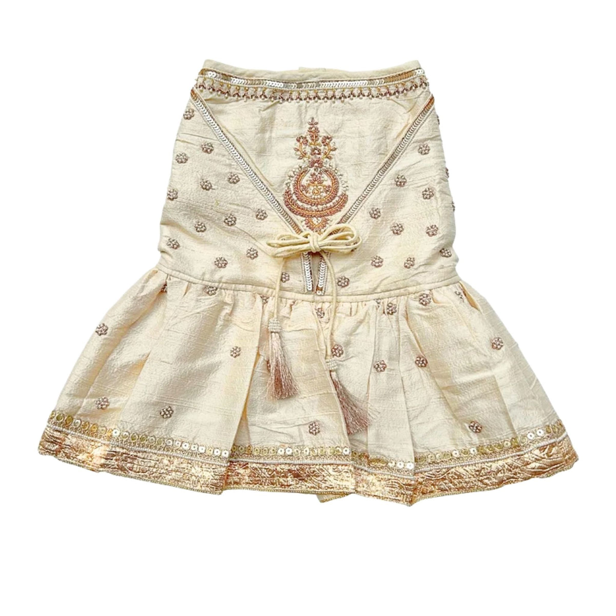 OFF-WHITE NOOR HAND EMBROIDERED ANARKALI FOR DOGS AND CATS
