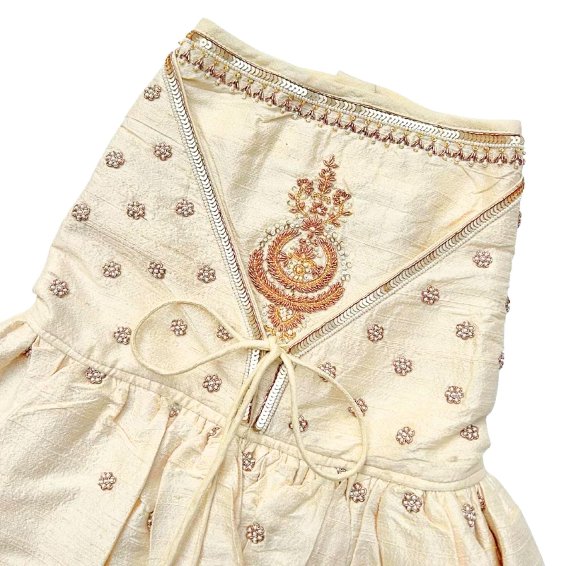 OFF-WHITE NOOR HAND EMBROIDERED ANARKALI FOR DOGS AND CATS
