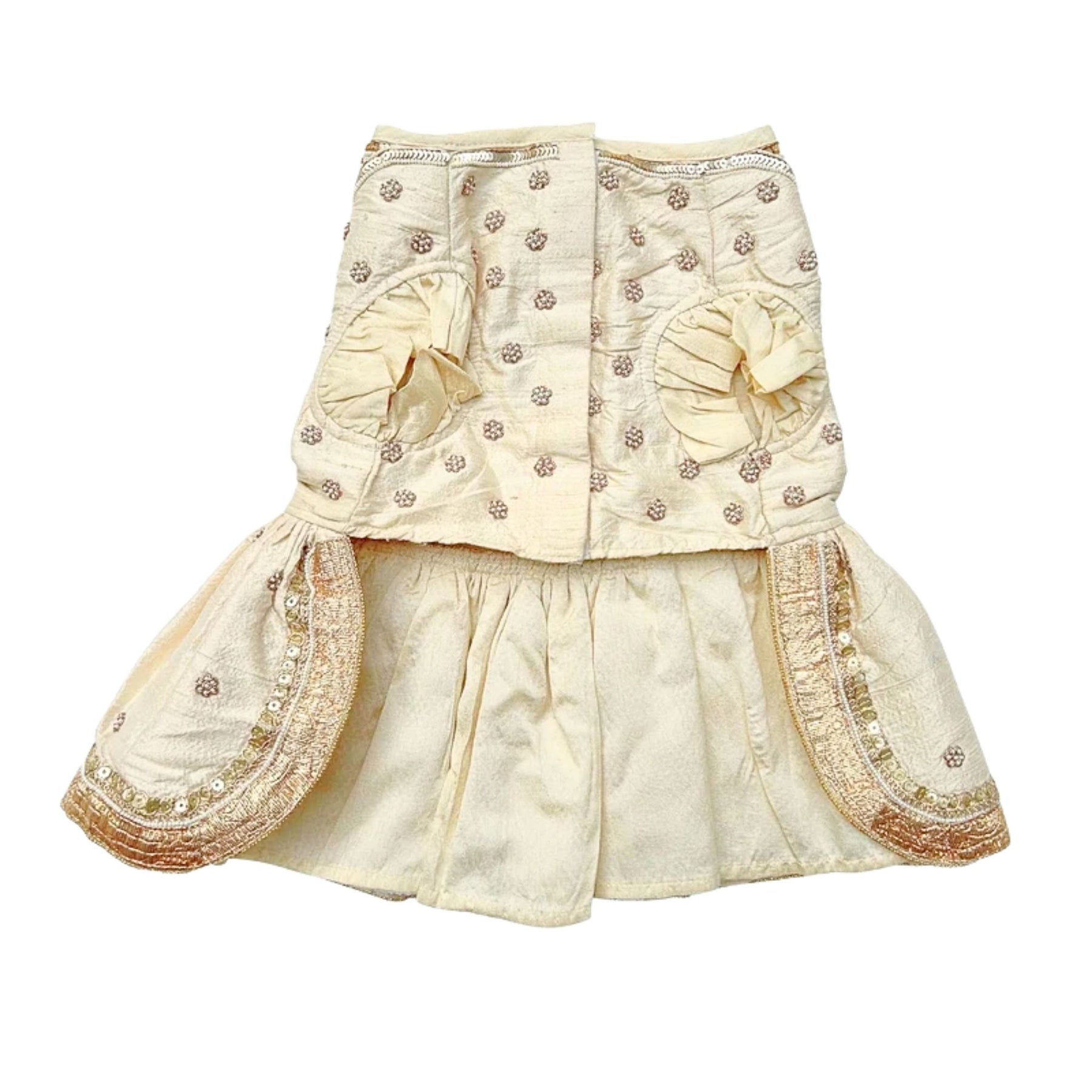 OFF-WHITE NOOR HAND EMBROIDERED ANARKALI FOR DOGS AND CATS