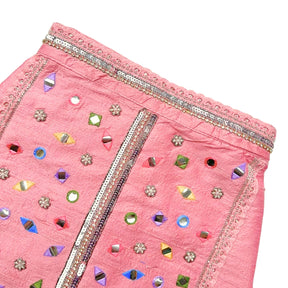 POWDER PINK COLOUR FLAKE WAISTCOAT FOR DOGS AND CATS