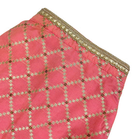 PINK BROCADE KURTA FOR DOG AND CATS