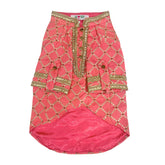 PINK BROCADE KURTA FOR DOG AND CATS