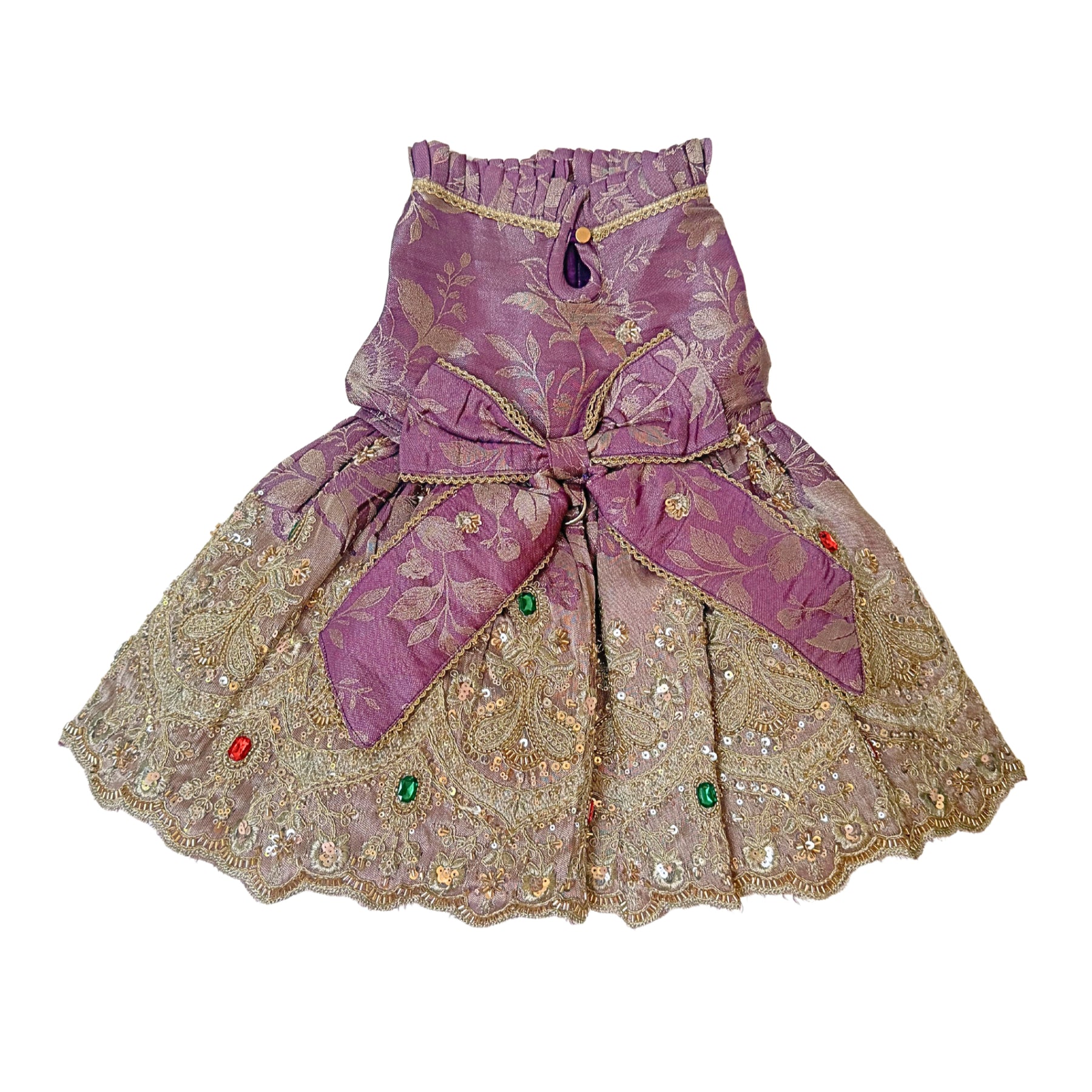 LAVENDER HEER JEWEL EMBROIDERED TUTU DRESS FOR DOGS AND CATS