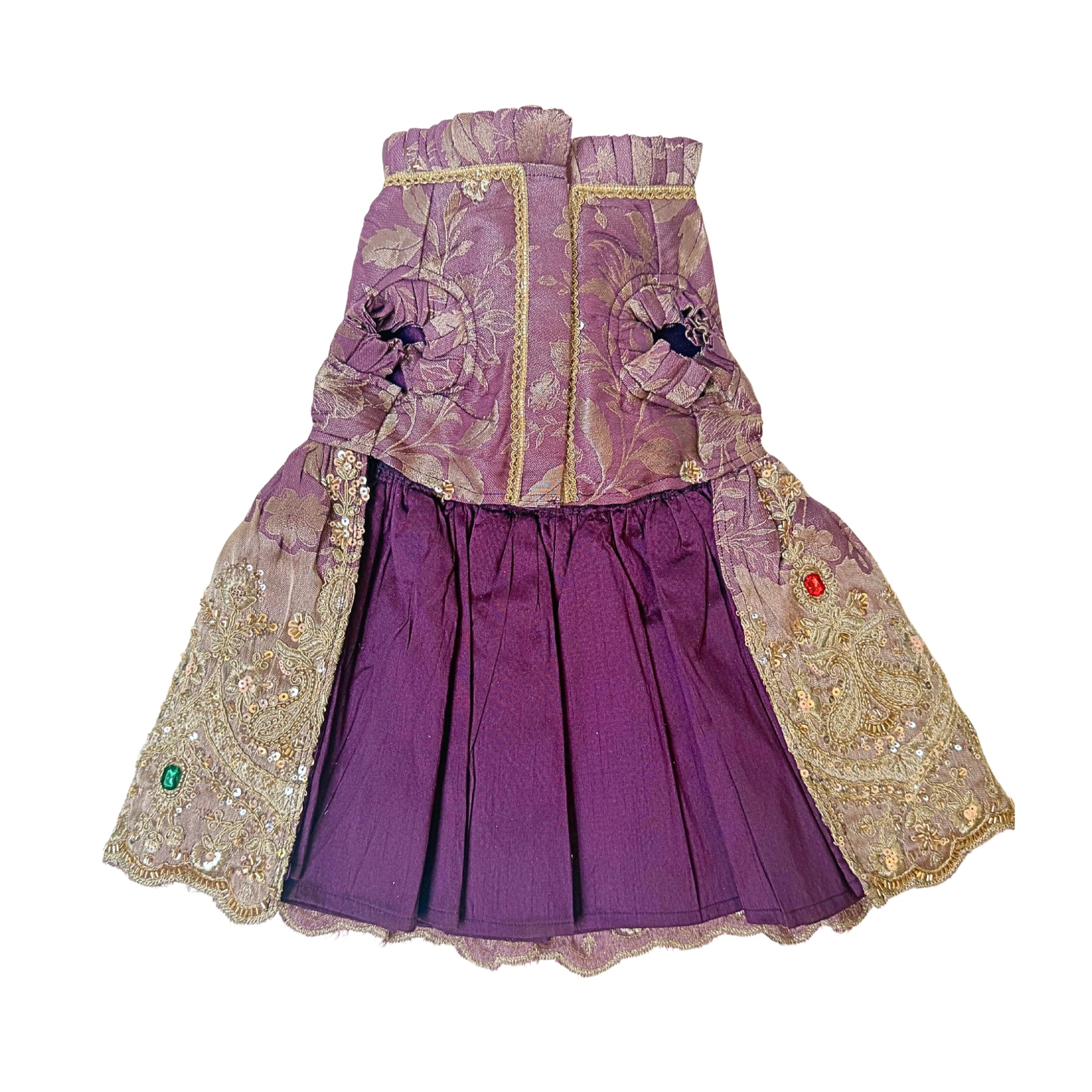 LAVENDER HEER JEWEL EMBROIDERED TUTU DRESS FOR DOGS AND CATS