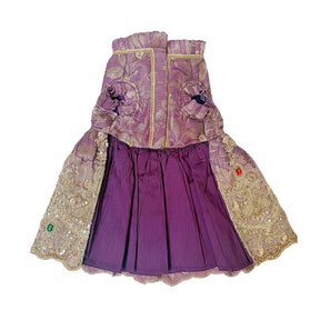 LAVENDER HEER JEWEL EMBROIDERED TUTU DRESS FOR DOGS AND CATS