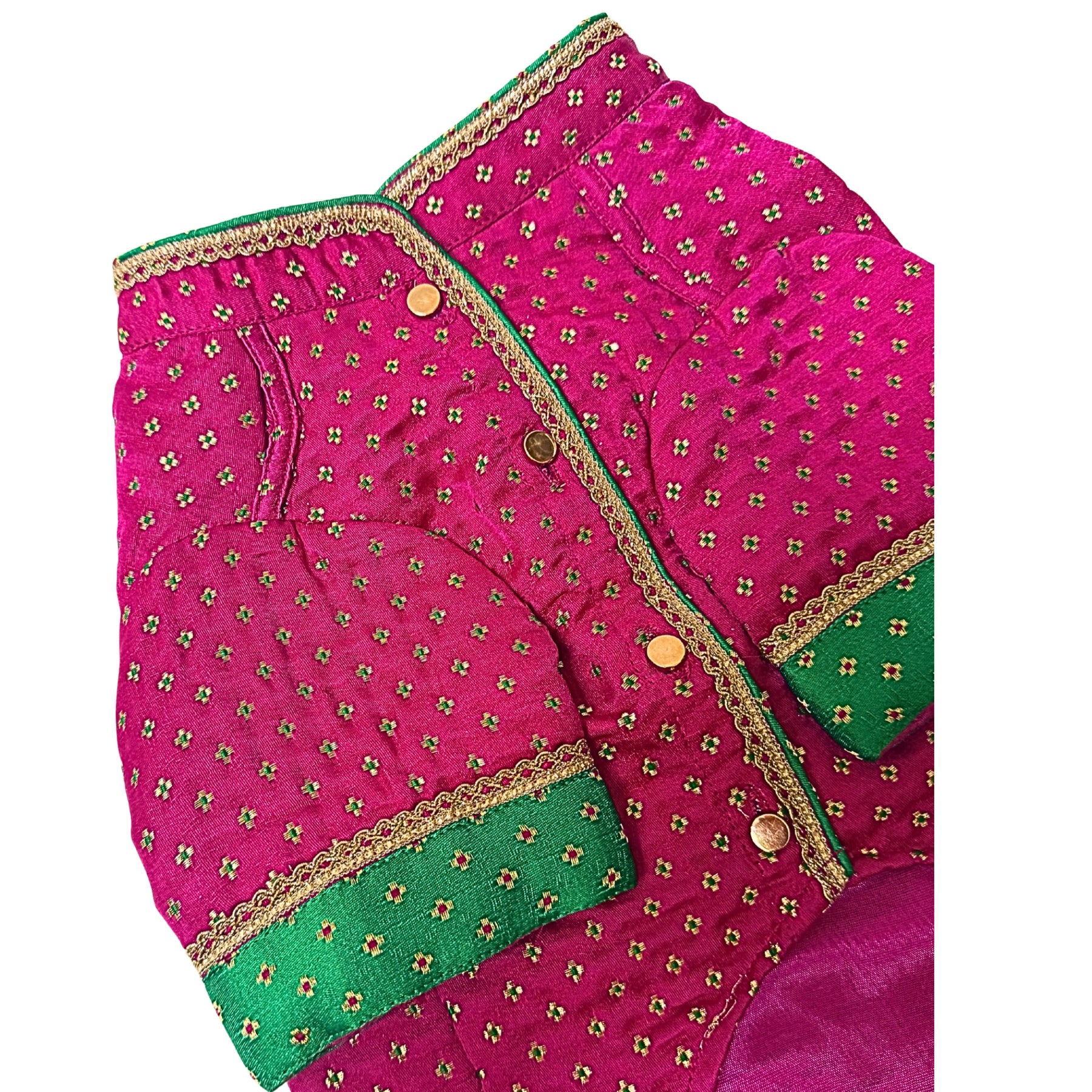 PINK BARFI KURTA FOR DOGS AND CATS