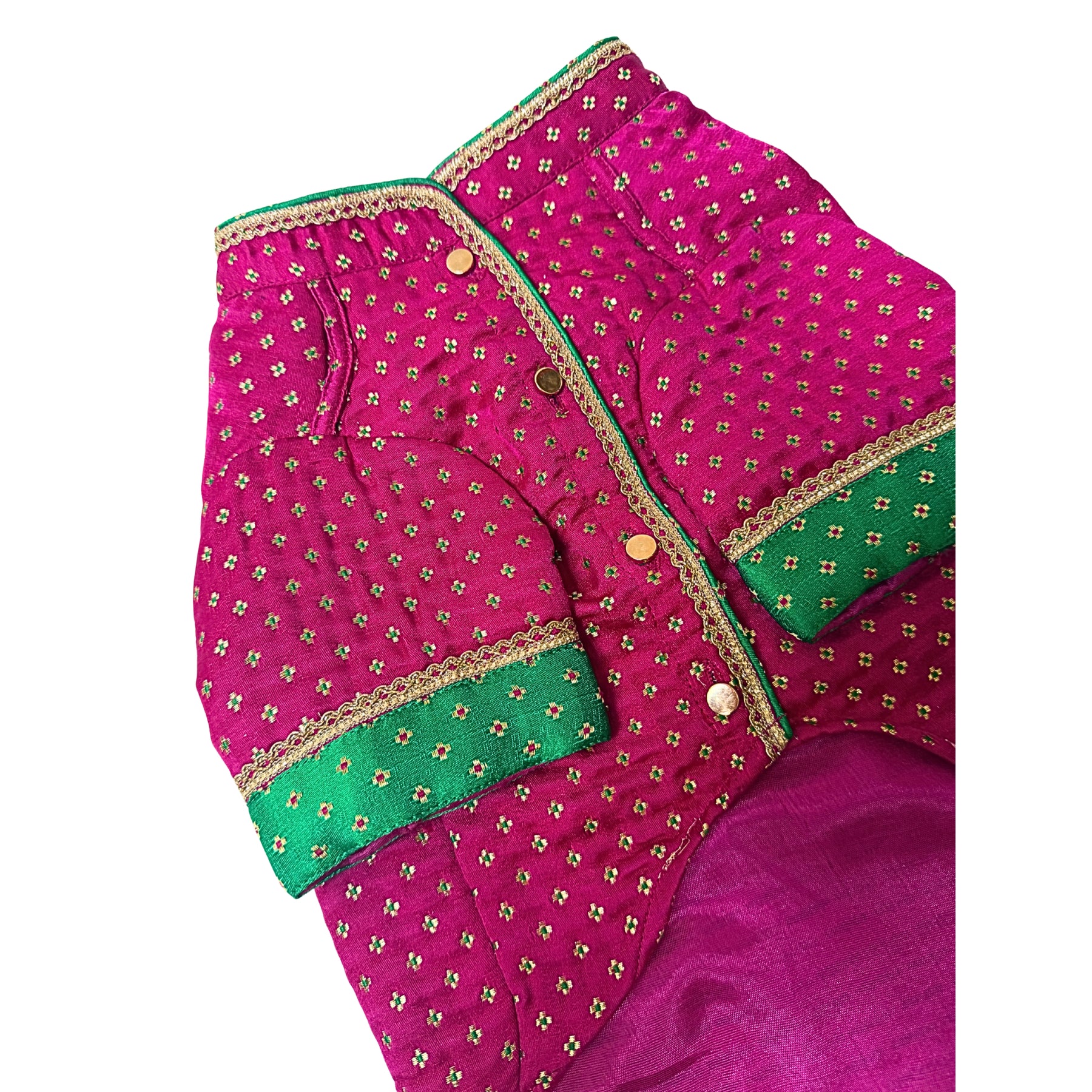 PINK BARFI KURTA FOR DOGS AND CATS