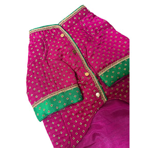 PINK BARFI KURTA FOR DOGS AND CATS