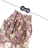 PURPLE GARLAND GOTA DOG KURTA+PURPLE PEARL RAKHI FOR DOGS AND CATS