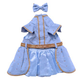BLUE CRYSTAL MAJESTRY DRESS FOR DOGS AND CATS