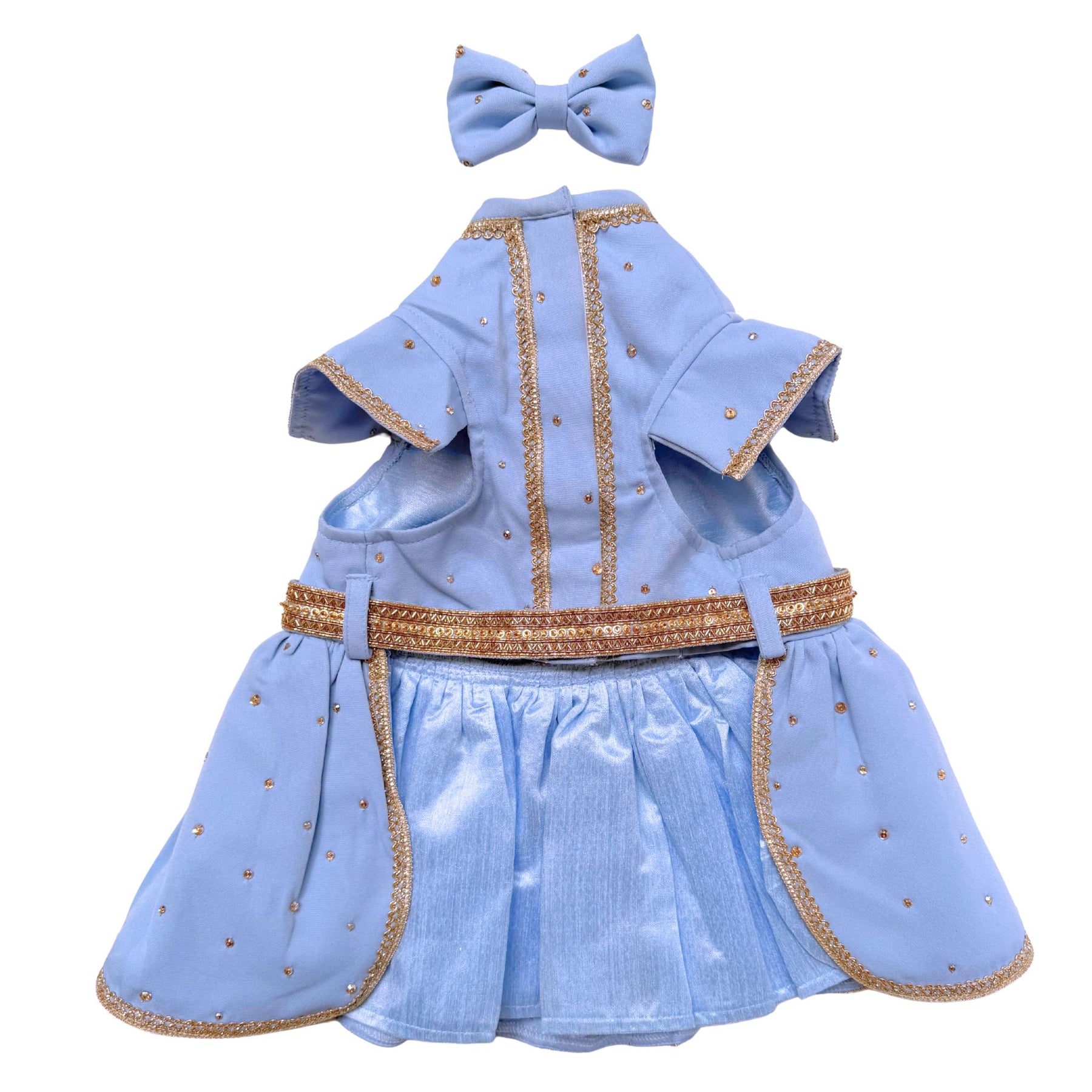 BLUE CRYSTAL MAJESTRY DRESS FOR DOGS AND CATS