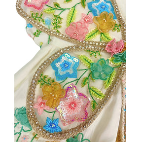 BLOOMING FLUTTER DRESS FOR DOGS AND CATS