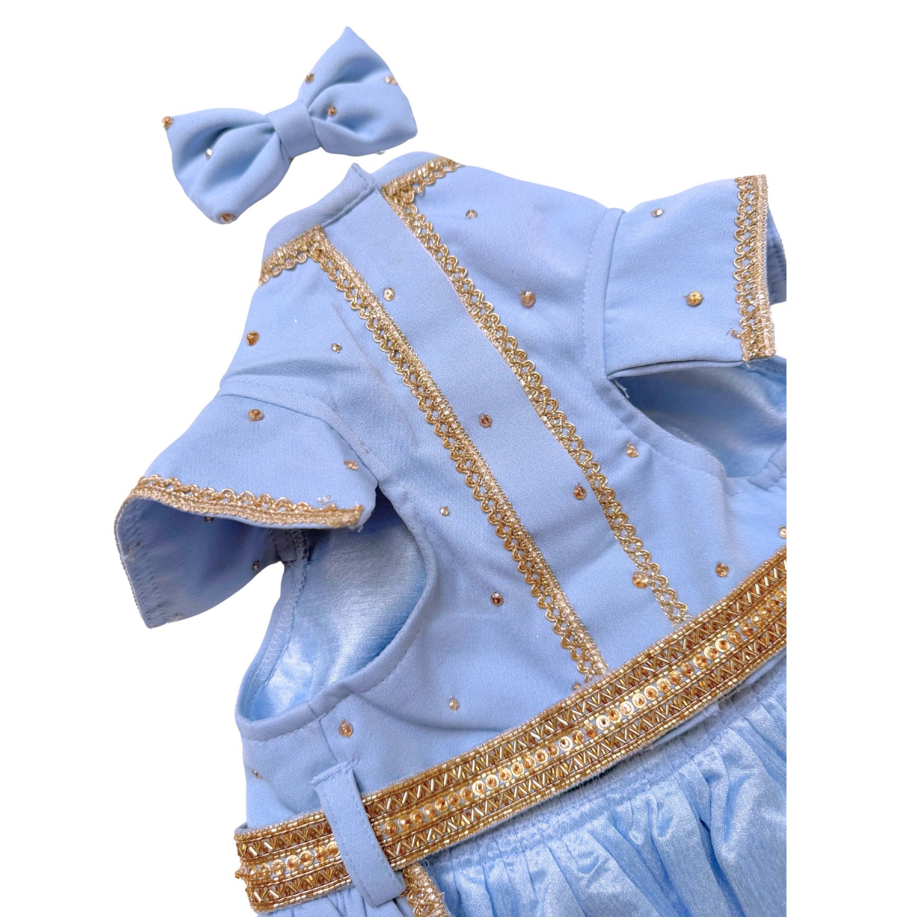 BLUE CRYSTAL MAJESTRY DRESS FOR DOGS AND CATS