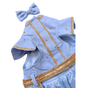 BLUE CRYSTAL MAJESTRY DRESS FOR DOGS AND CATS