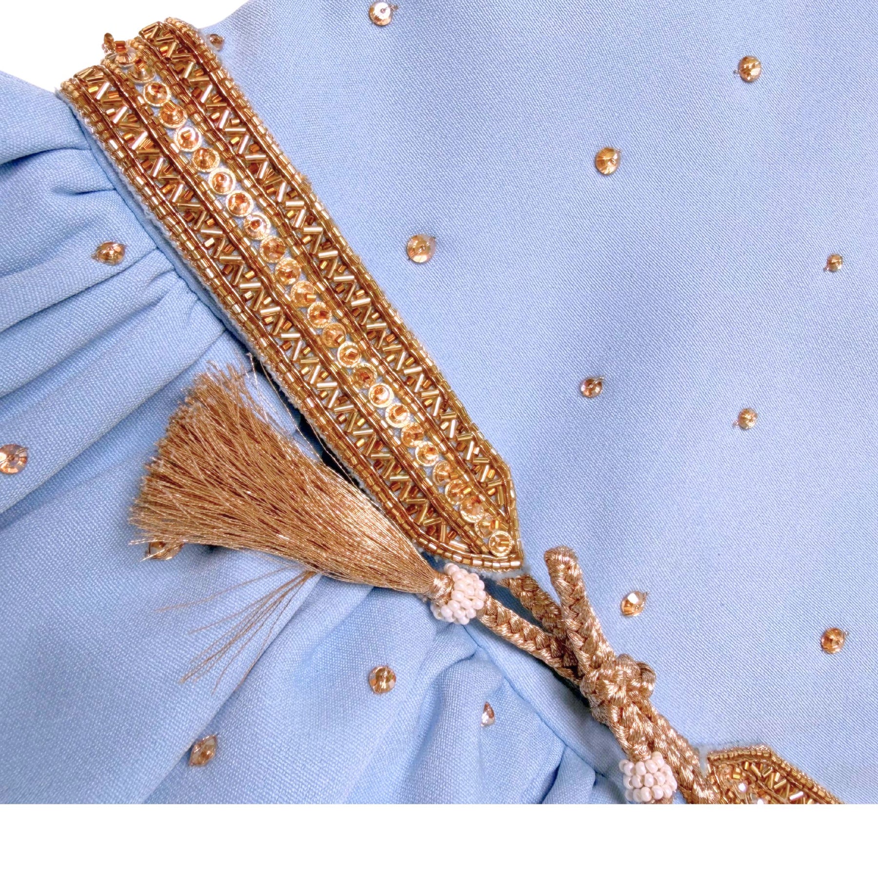 BLUE CRYSTAL MAJESTRY DRESS FOR DOGS AND CATS