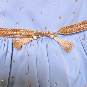 BLUE CRYSTAL MAJESTRY DRESS FOR DOGS AND CATS