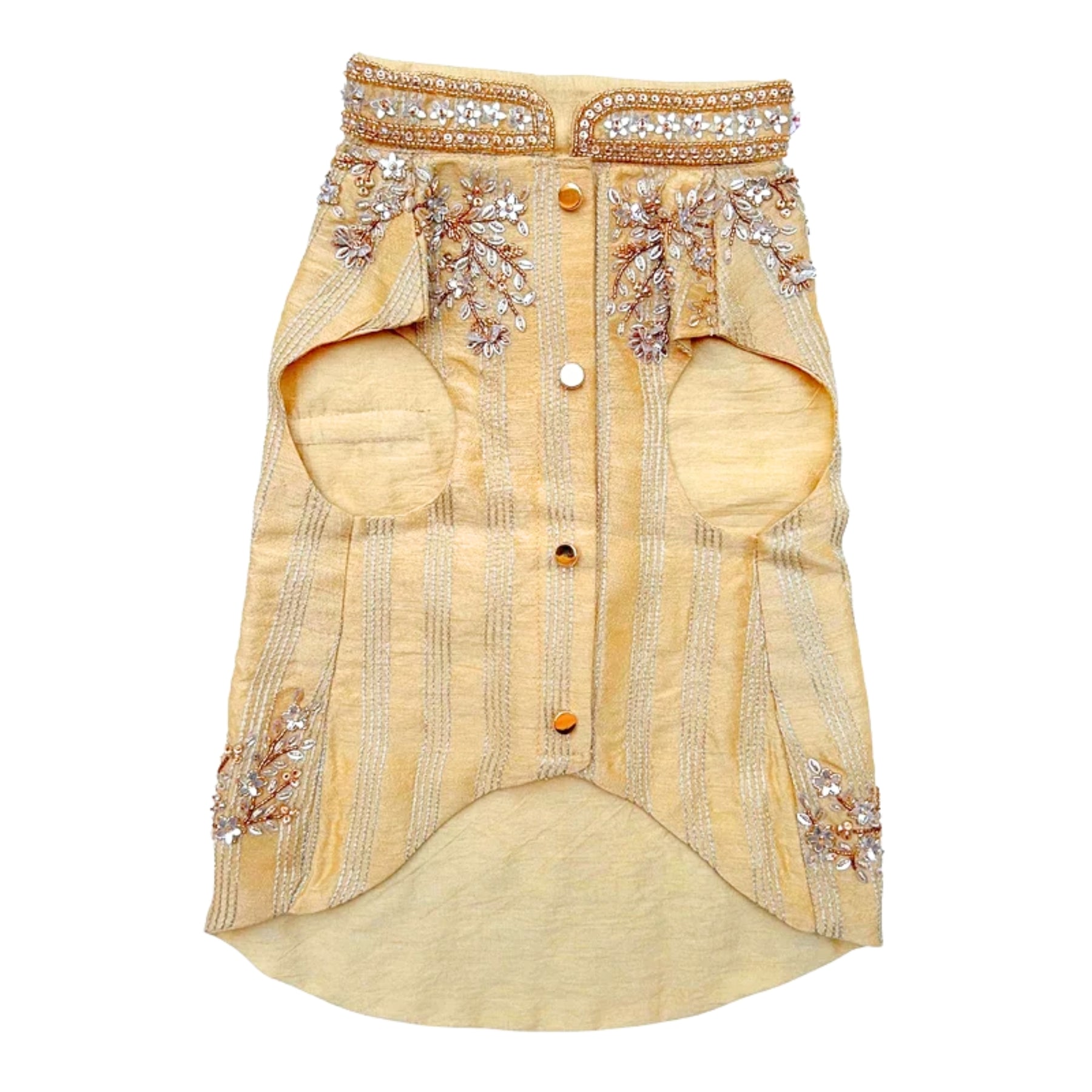 GOLDEN HOUR HAND EMBROIDERED SHERWANI FOR DOGS AND CATS
